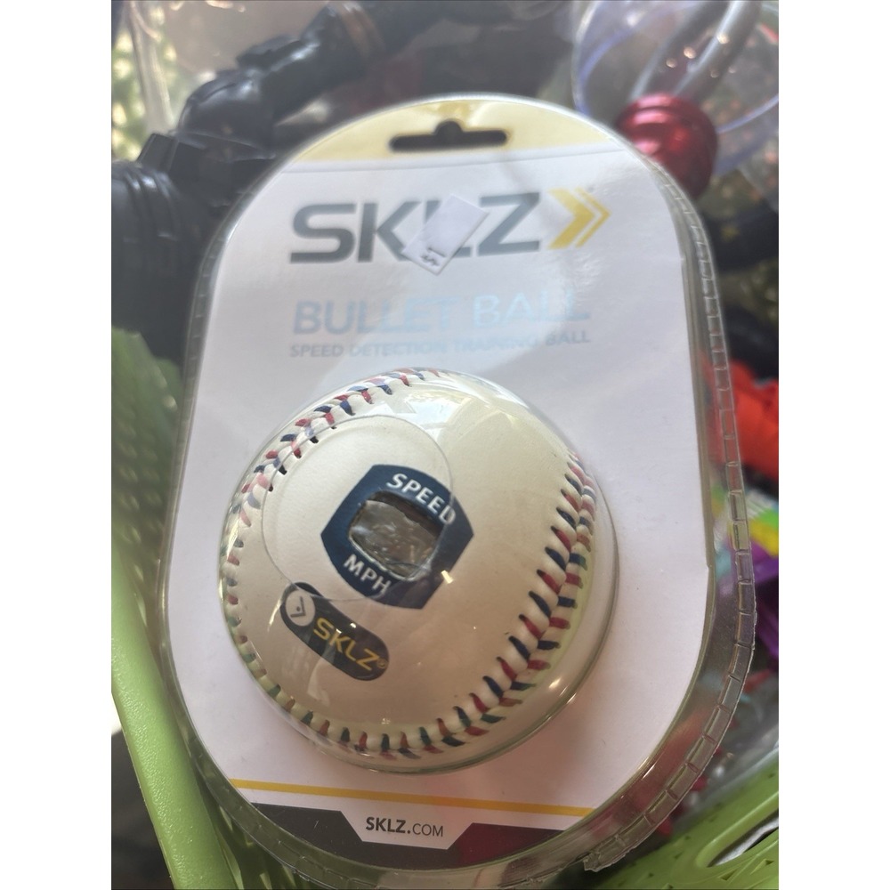 SKLZ Bullet Ball Speed Detection Training Baseball White Battery Powered NEW